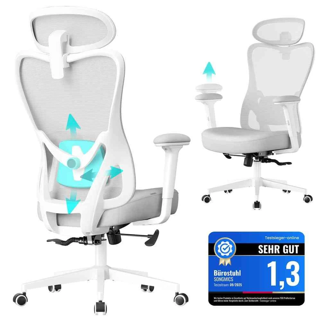 Ergonomiška biuro kėdė SONGMICS OBN066BH01 - Darbo kėdės