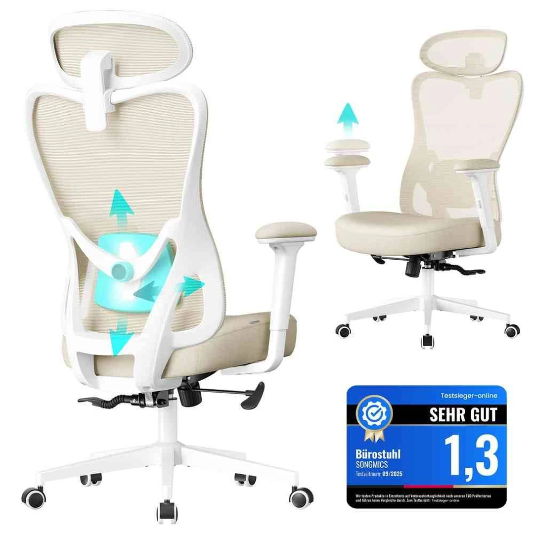 Ergonomiška biuro kėdė SONGMICS OBN066BH01 - Darbo kėdės
