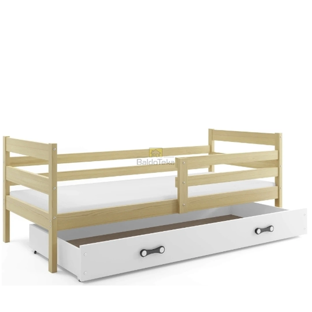 Ergonomiškas vaikiškas lovos rinkinys su poliuretaniniu čiužiniu