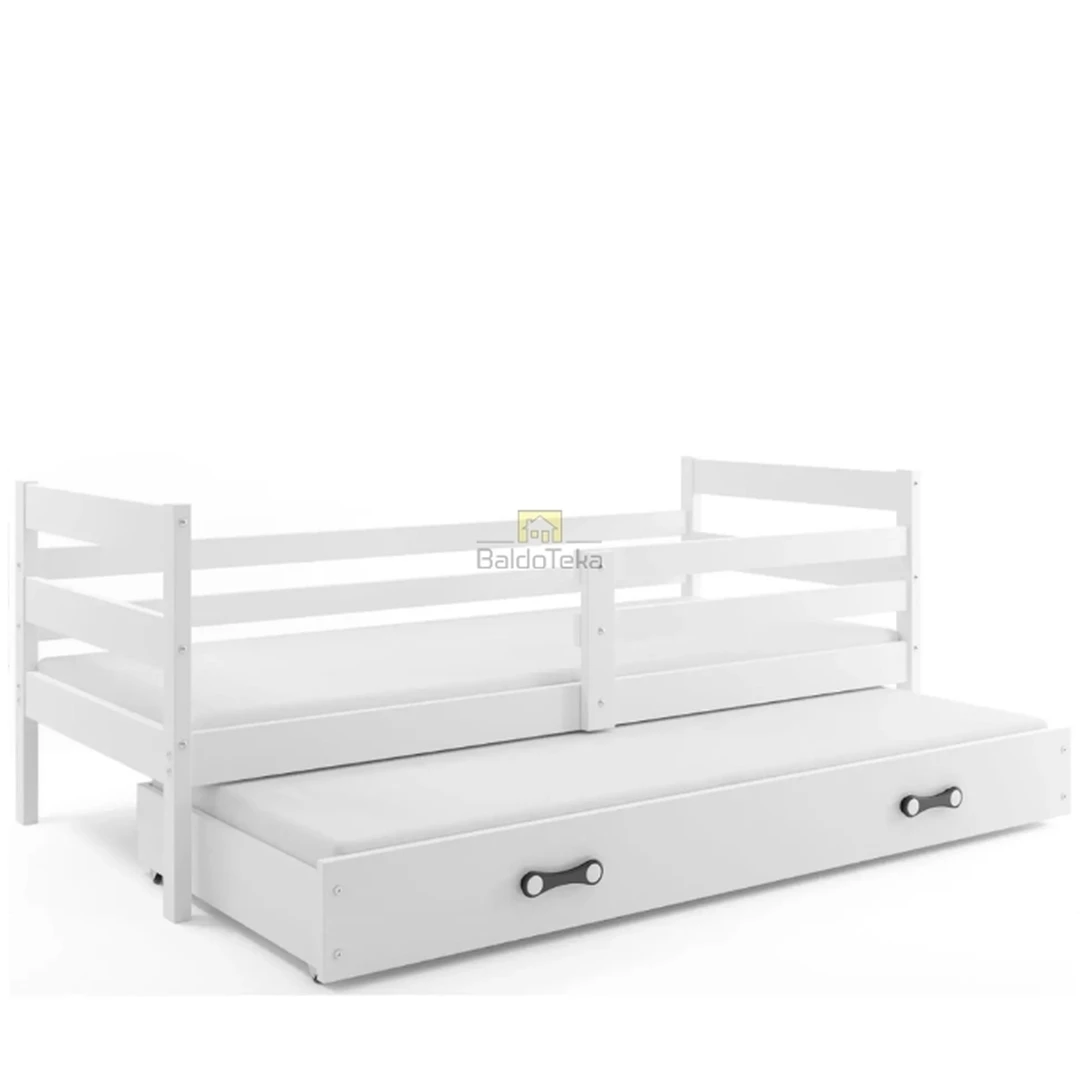 Ergonomiškas vaikiškas lovos komplektas su apsaugine tvorele