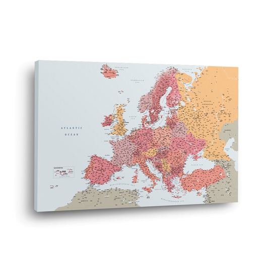 Europos žemėlapis Nr.3 Rožinis kvarcas - Paveikslai