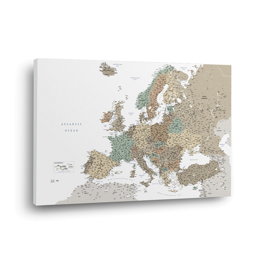 Europos žemėlapis Nr.6 Dūminis kvarcas - Paveikslai