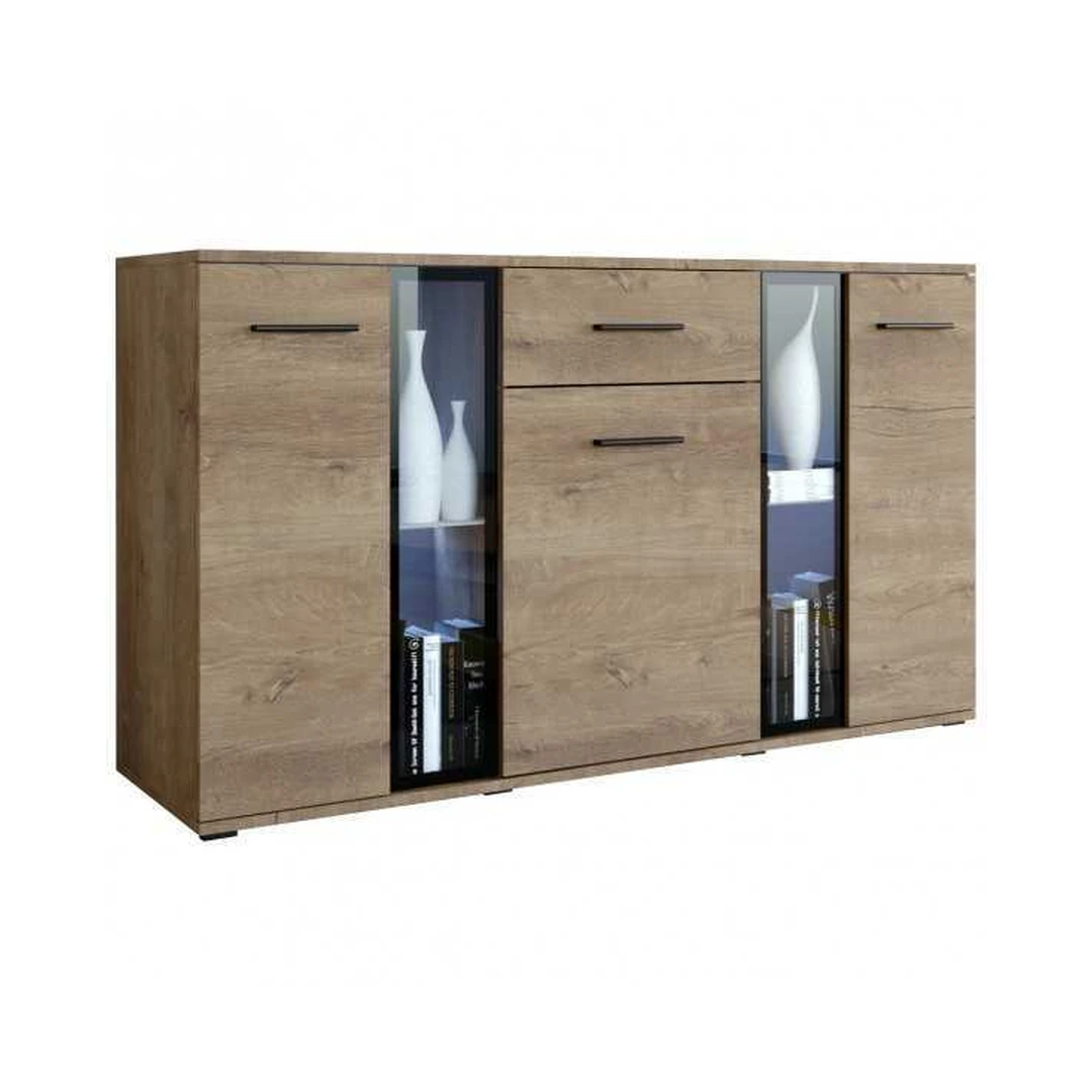 Erdvus 140 cm pločio spinta su LED apšvietimu