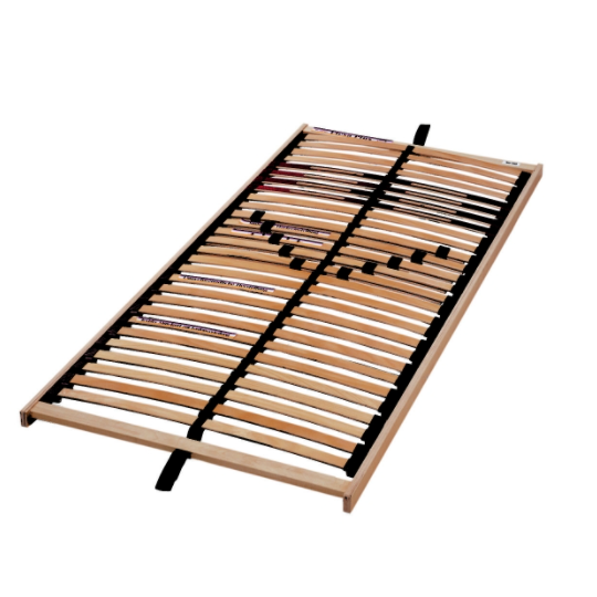 Anatominių zonų lovų grotelės su buko medienos rėmu