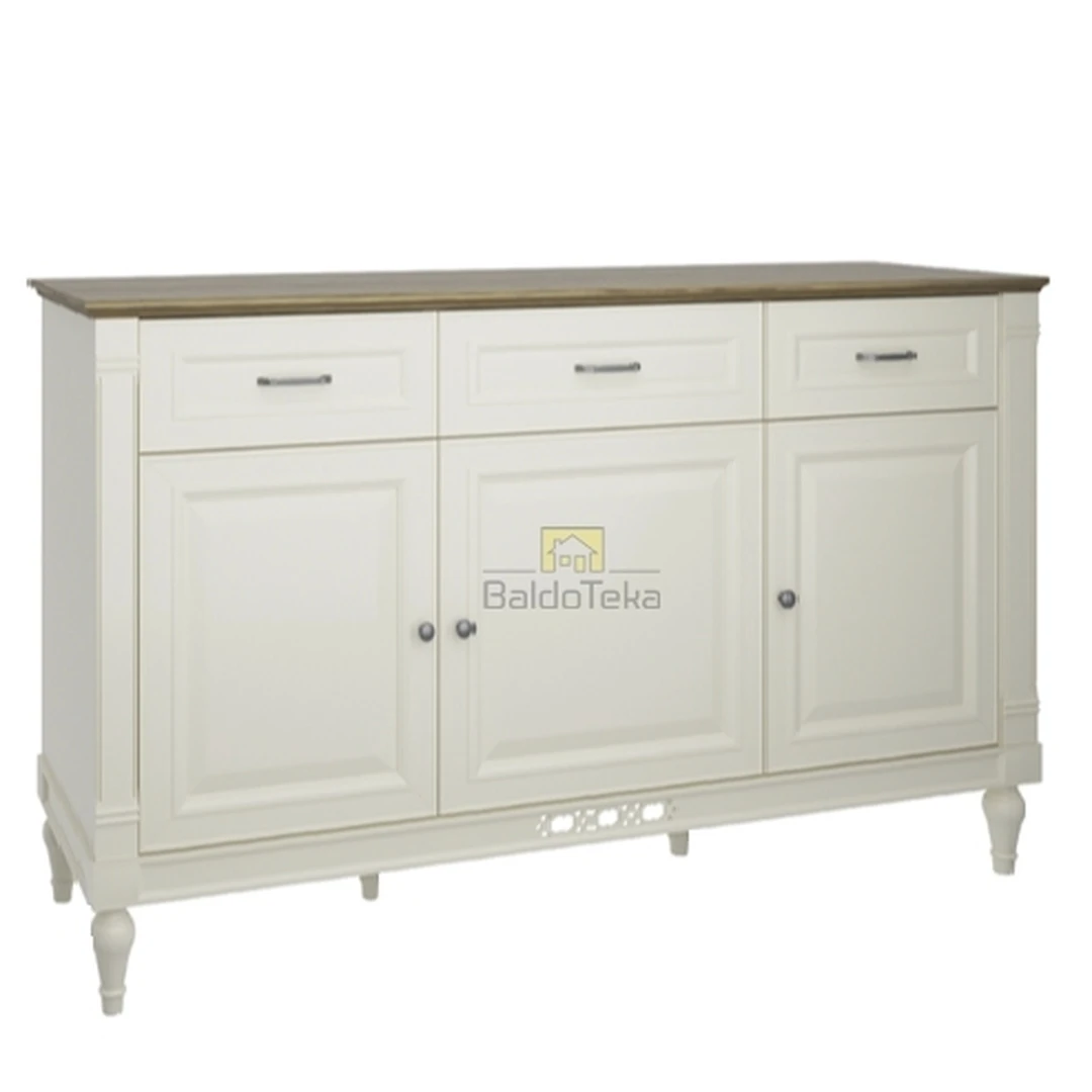 Elegantiškas alksnio medžio masyvo stalas su MDF pagrindu