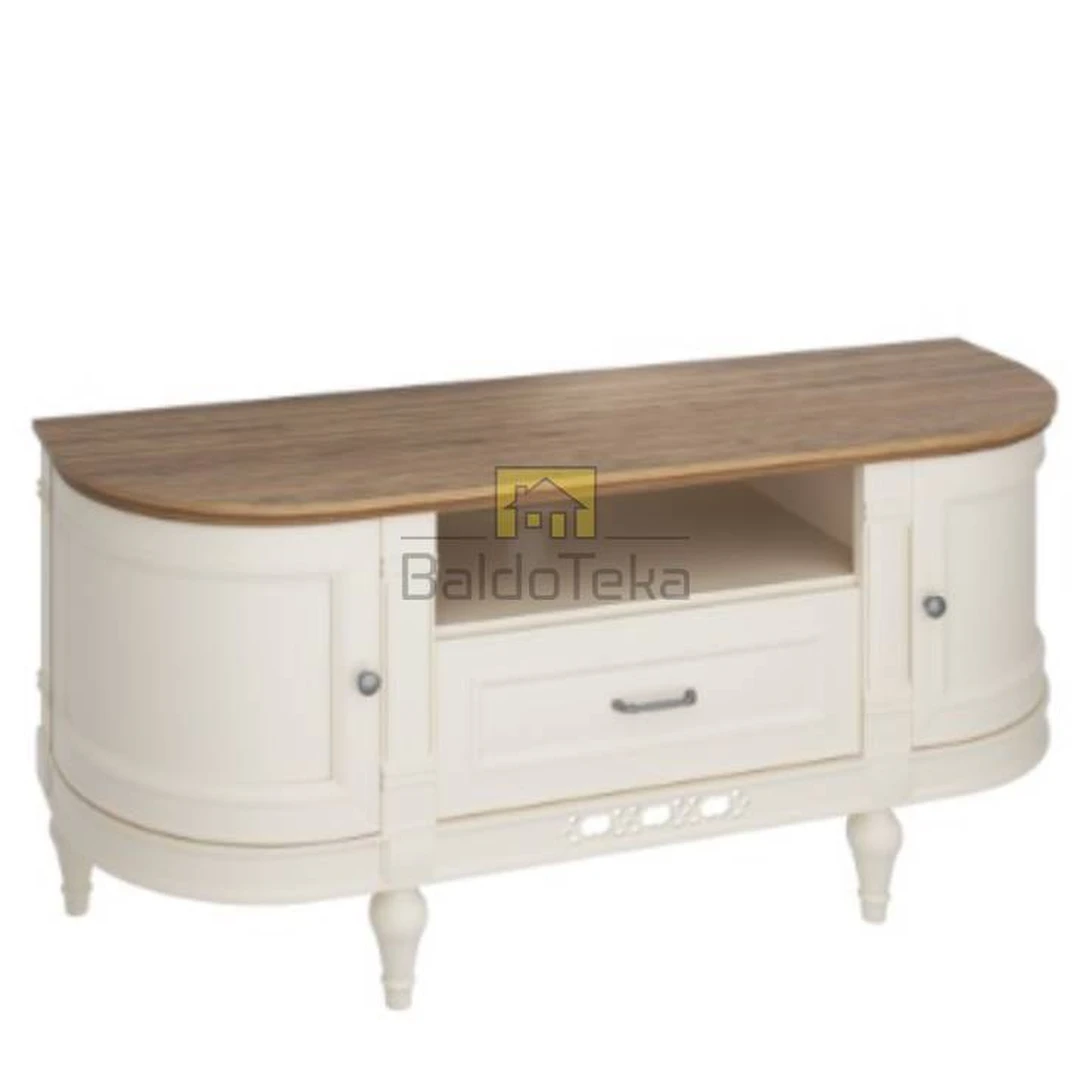 Elegantiškas alksnio fasadų stalas su MDF korpusu