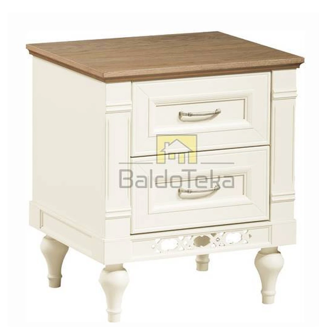 Elegantiškas alksnio fasadų stalas su MDF korpusu