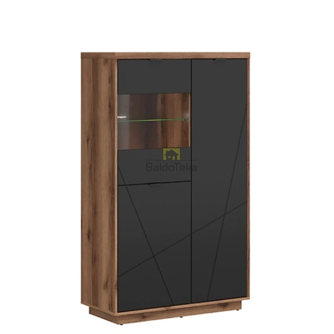 Ergonominė spintelė su tyliu uždarymu ir apšvietimu