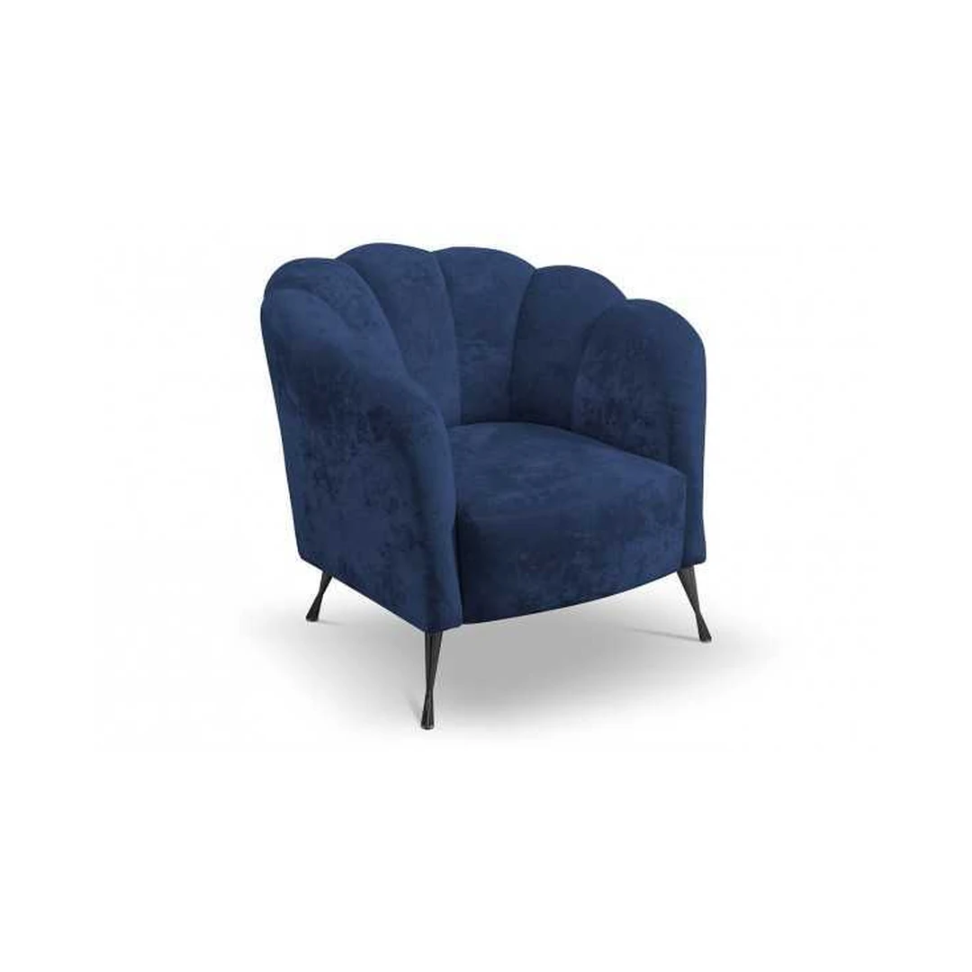 Ergonominė sofos lova EUREKA 2127 su juodomis metalinėmis kojomis