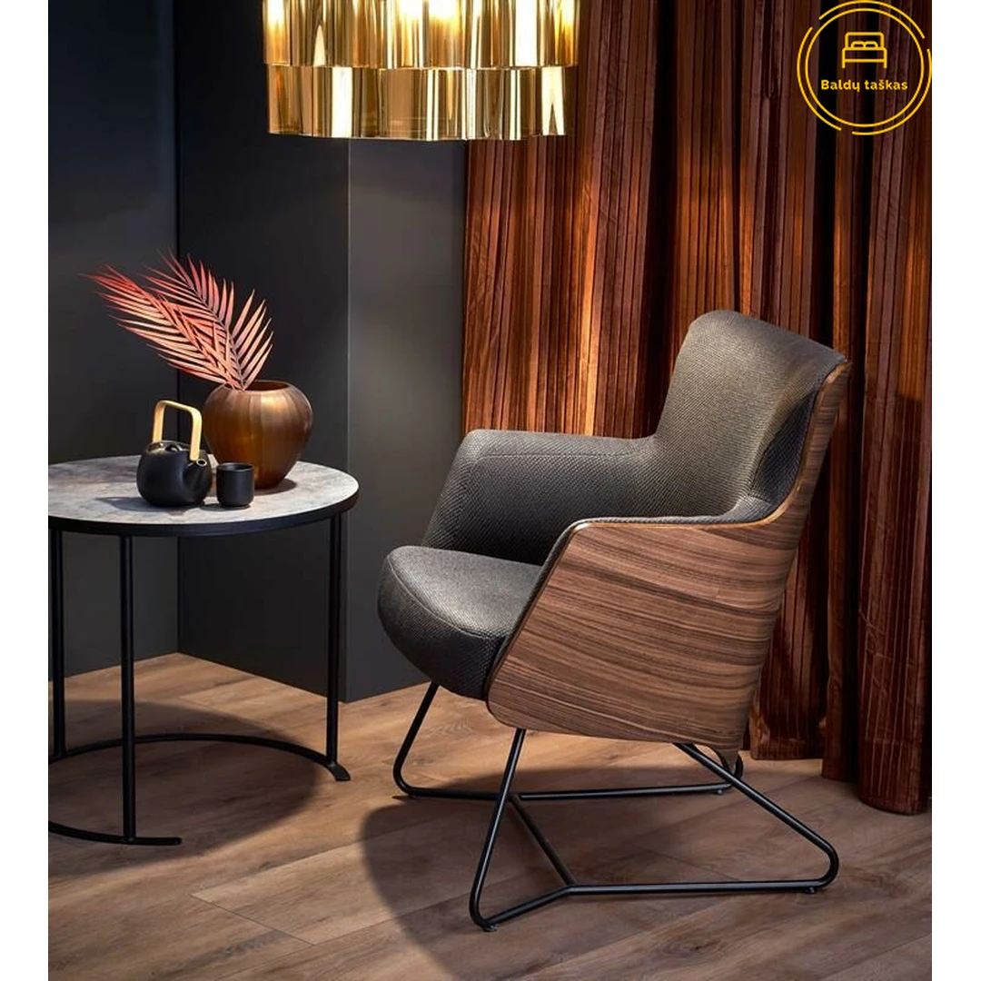 Ergonominis fotelis su minkštais pagalvėmis