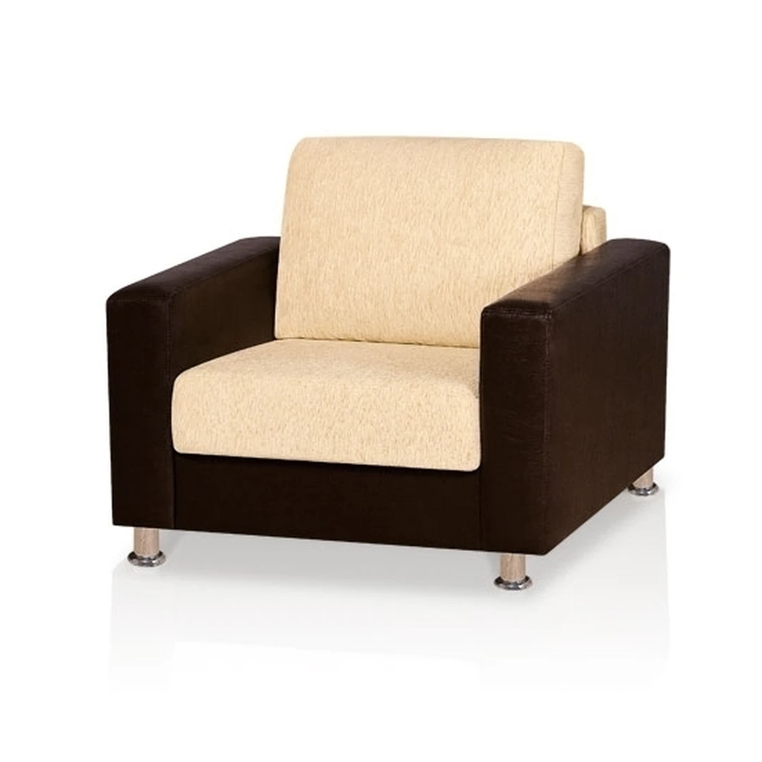 Fotelis PALERMO – šiuolaikiškas komfortas su gobeleno ir eko odos deriniu