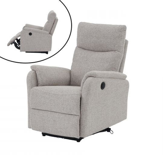 Patogus fotelis „Cetus“ su reglaineriu – minkšta poilsio zona