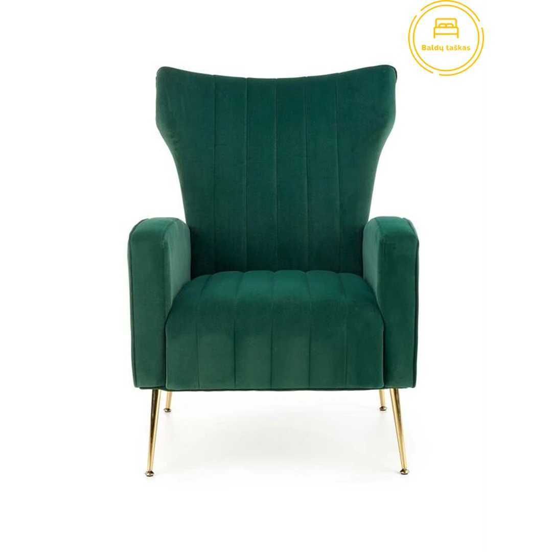 Ergonominis stilingas fotelis jaukiam namų interjerui