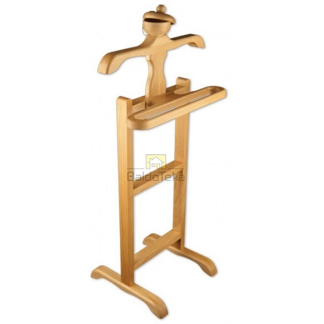 Įspūdingas 116 cm aukščio buko medžio stalas