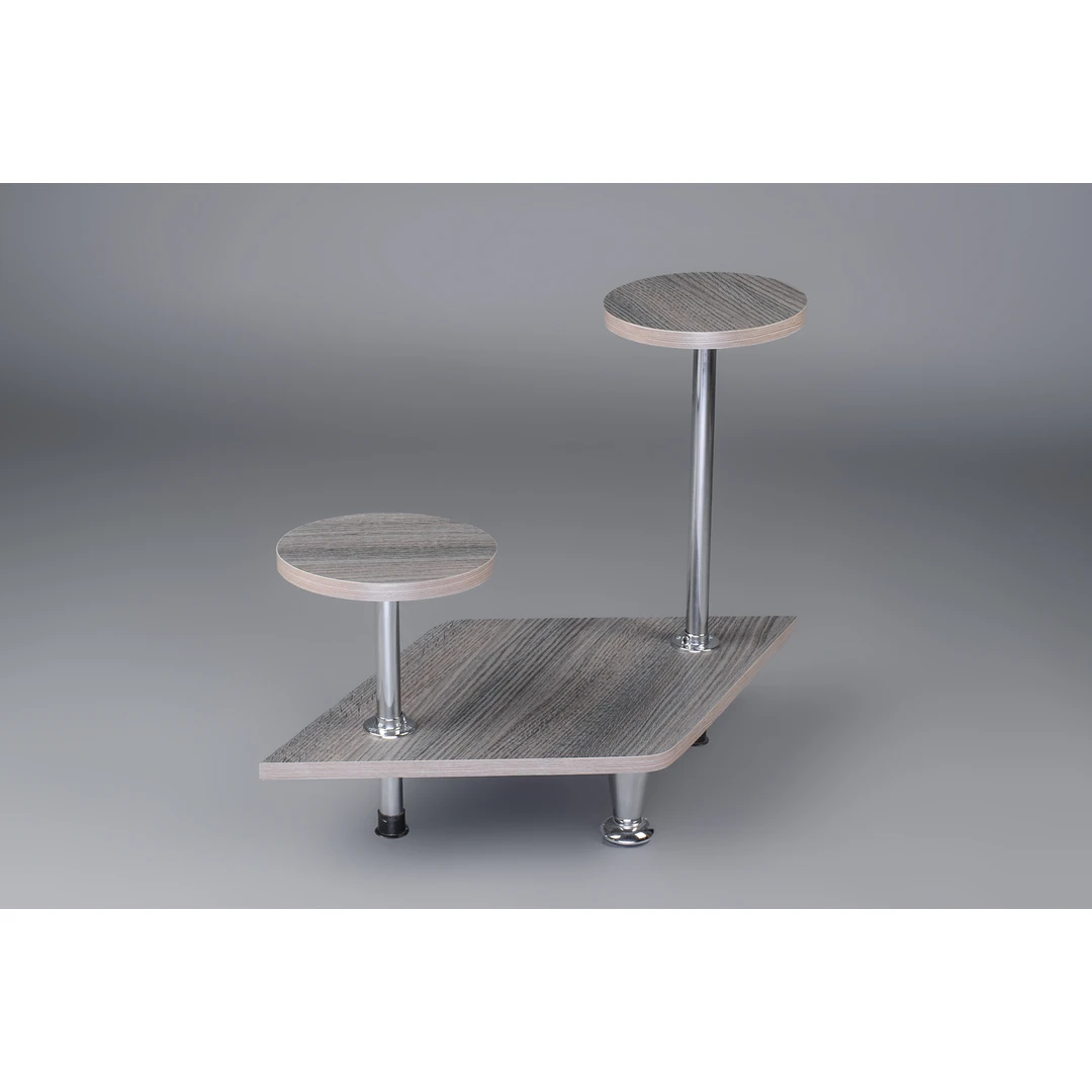 Stilbingas stovelis su 2 šakomis ir padėkliukais