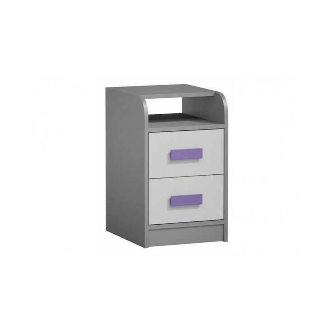 Modernus git stalčių blokas 09, antracitas/balta