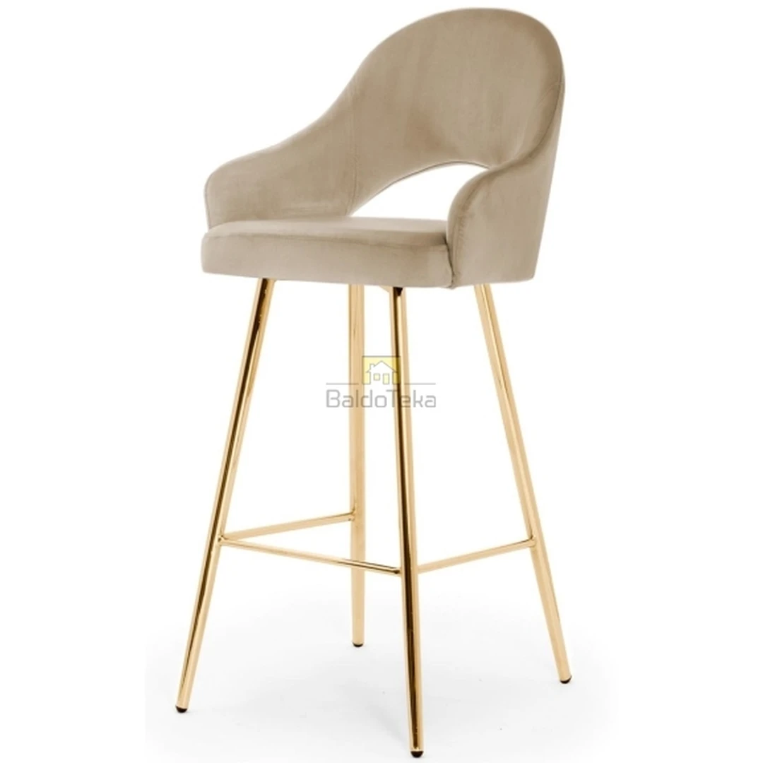 Ergonominė sofė su aksominiu audiniu ir chromuotom kojelėmis