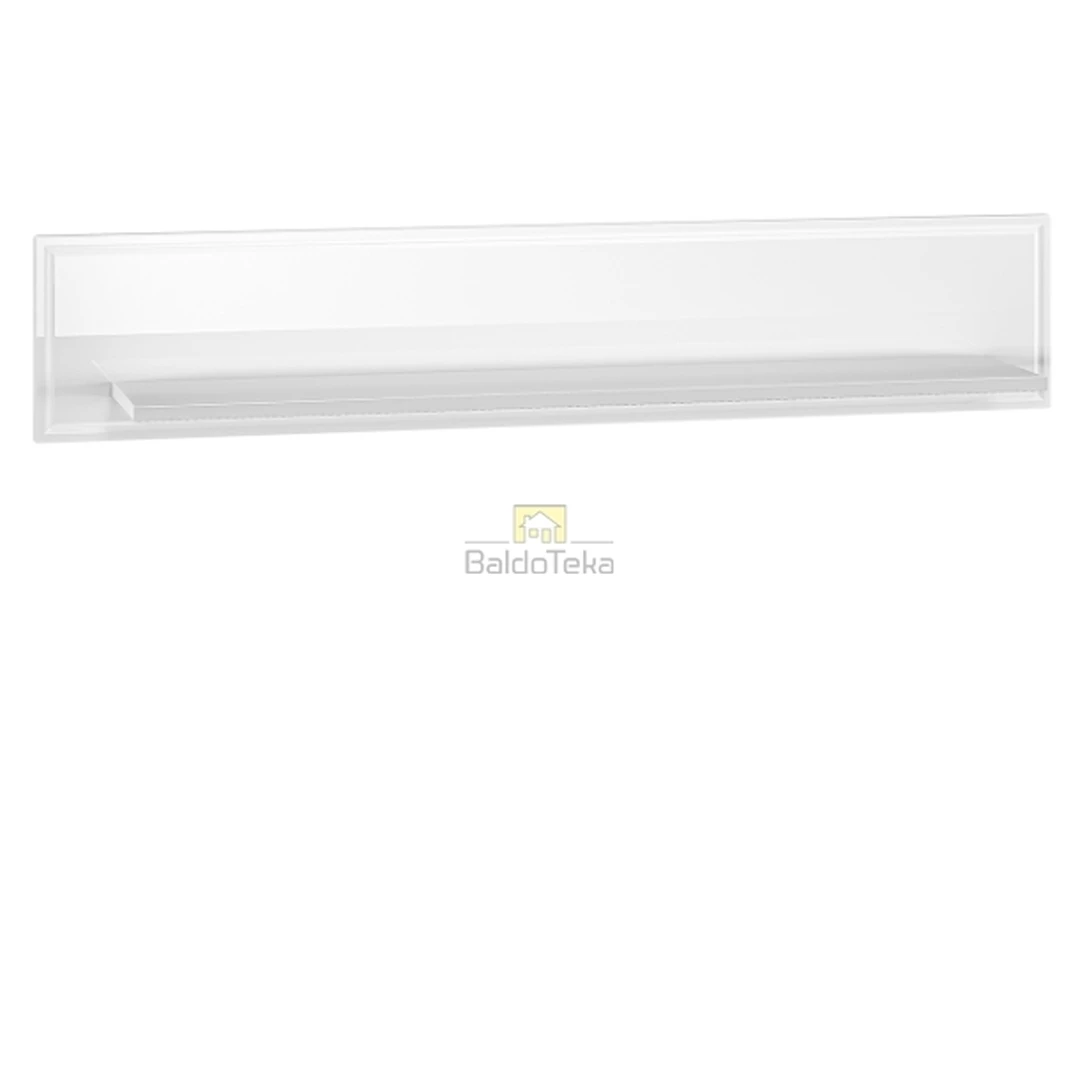 Moderni balta matinė spintelė su blizgiu