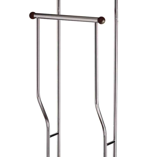 Elegantiška spinta 107 cm aukščio, venge/chromas