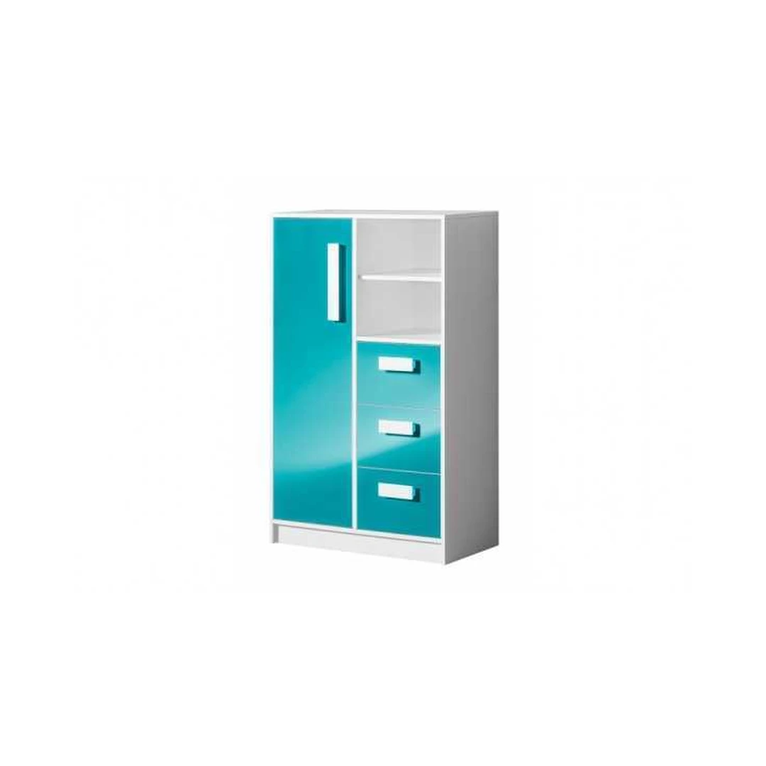 Stylinga Guliver komoda su individualiu fasadų ir rankenėlių dizainu