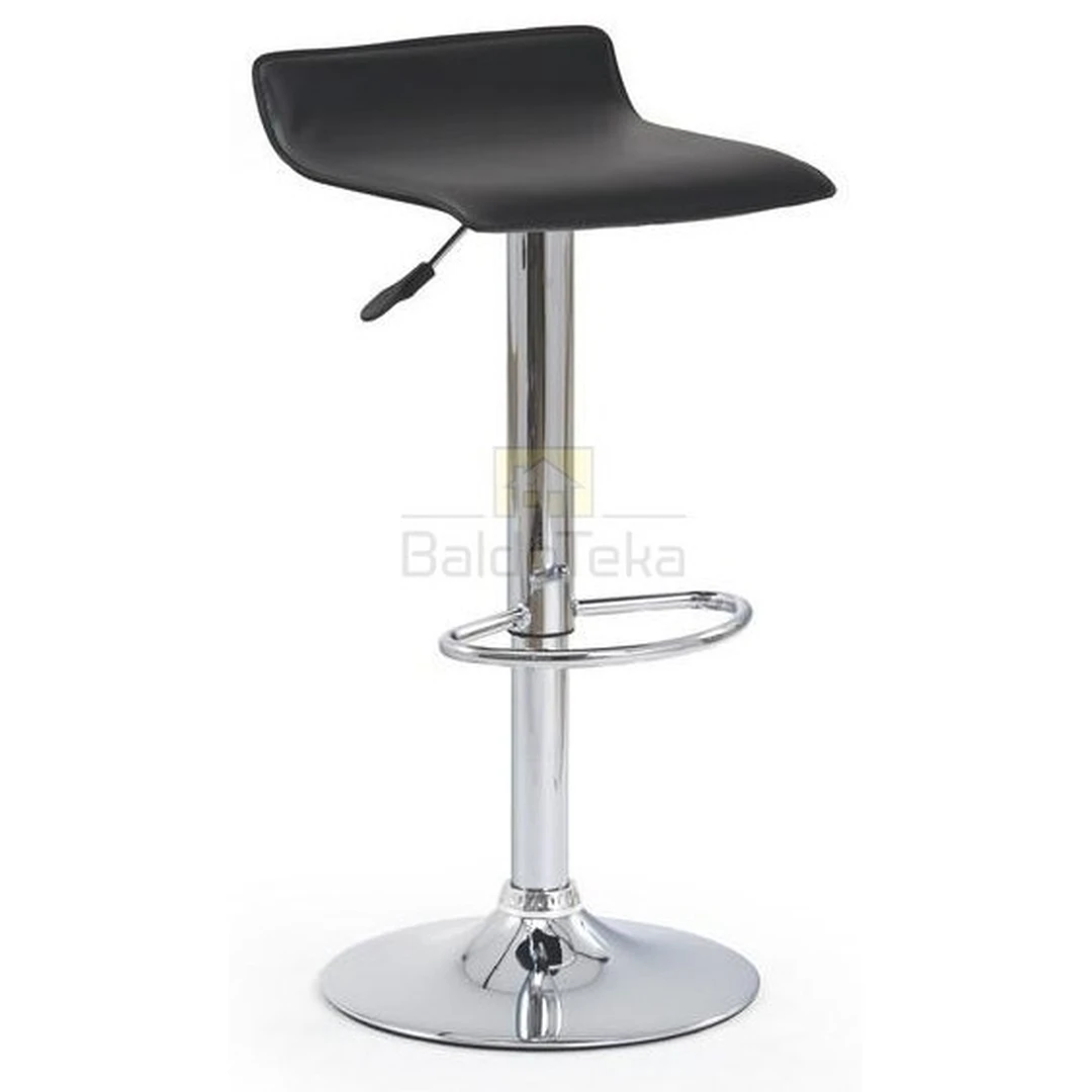 Stilinga H-1 baro kėdė iš PVC ir chromuoto plieno