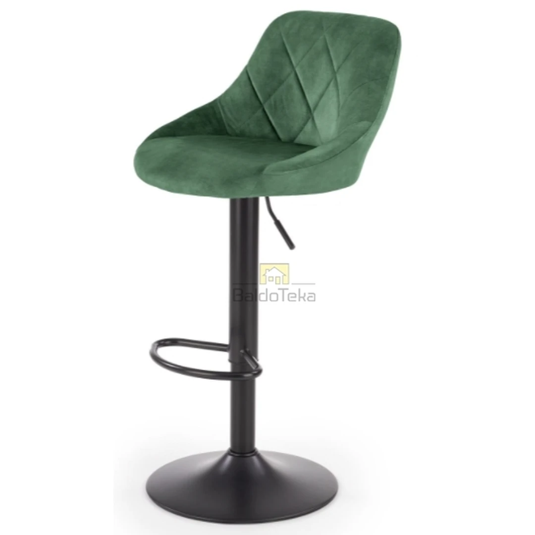 Ergonominė žali/juoda velvetinė sofa – madingas akcentas jūsų interjere