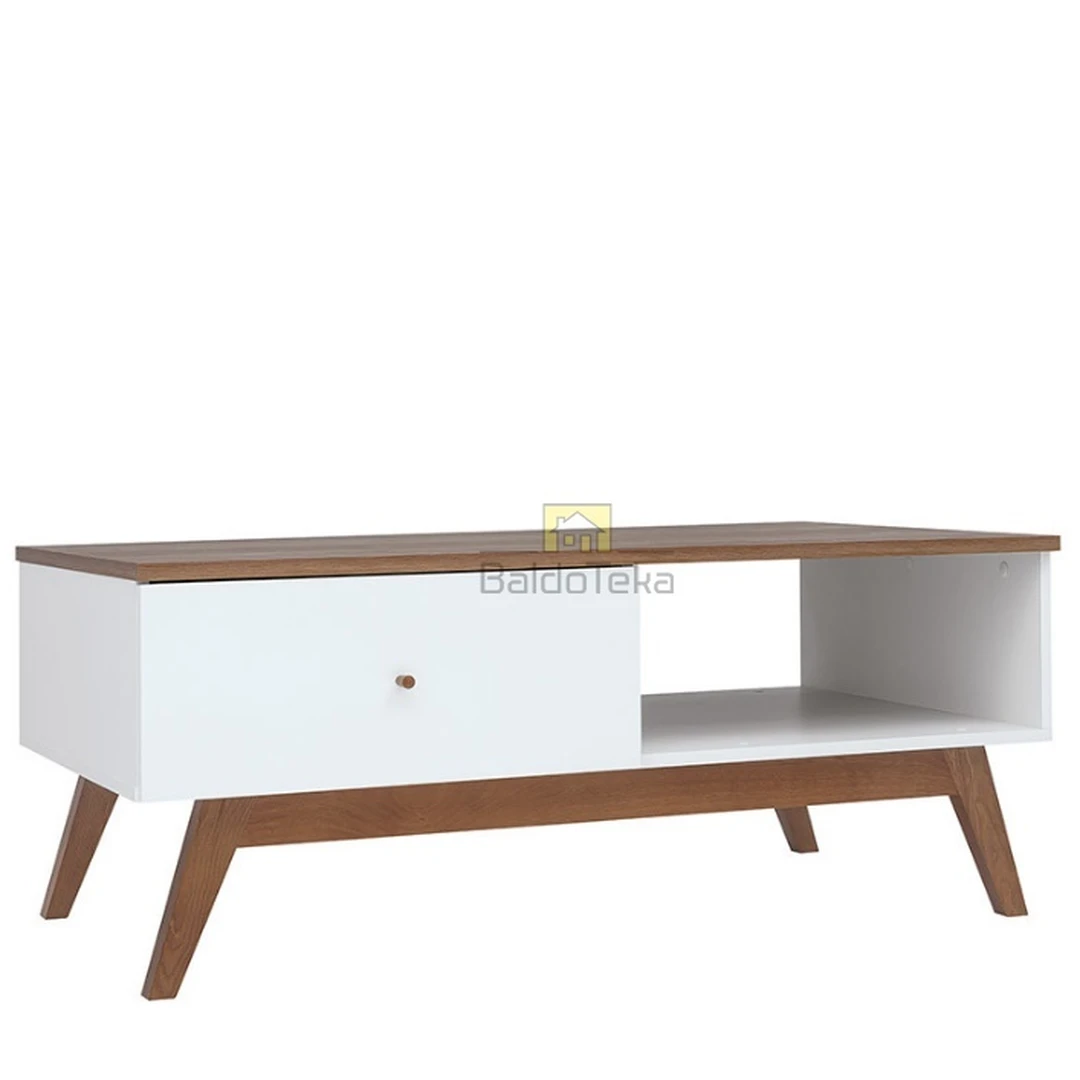 Moderni balta matinė spinta su auksiniu maumedžiu Sibiu