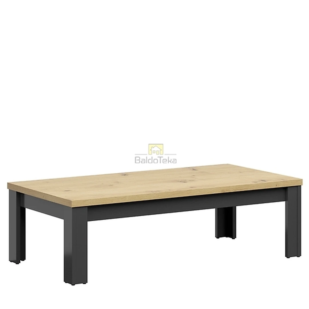 Šviesaus maumedžio ir pušies Larico LMDP spintelė 130x65x40 cm