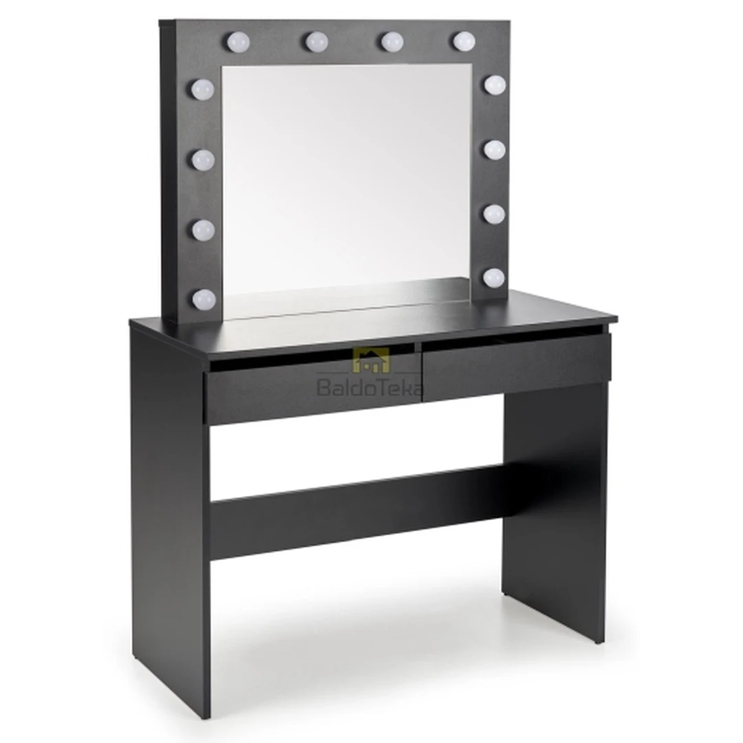 Juoda matinė LMDP spinta su LED apšvietimu