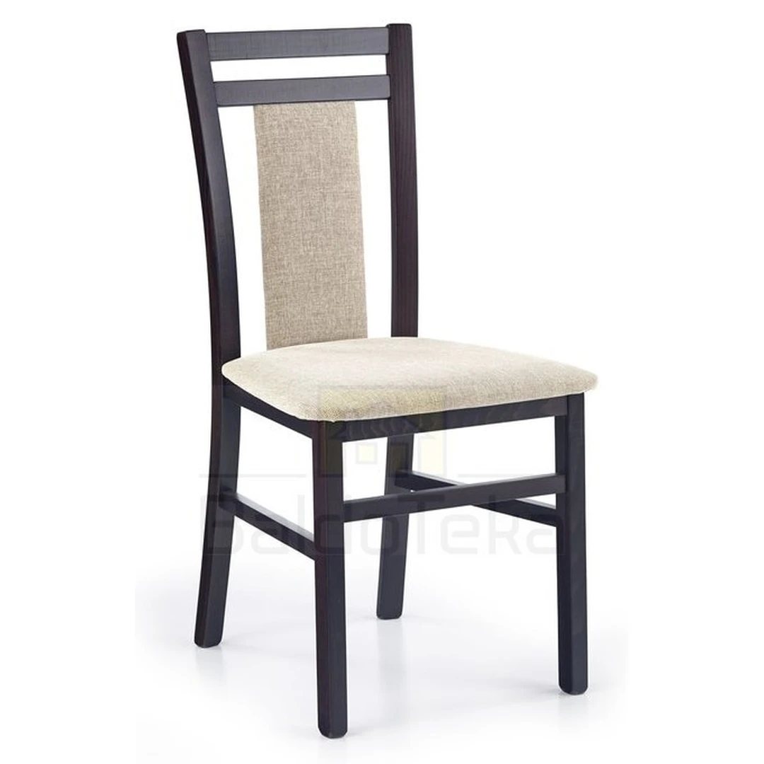 Stylish HUBERT 8 Chair in Natural Beech & VILA 2 Upholstery