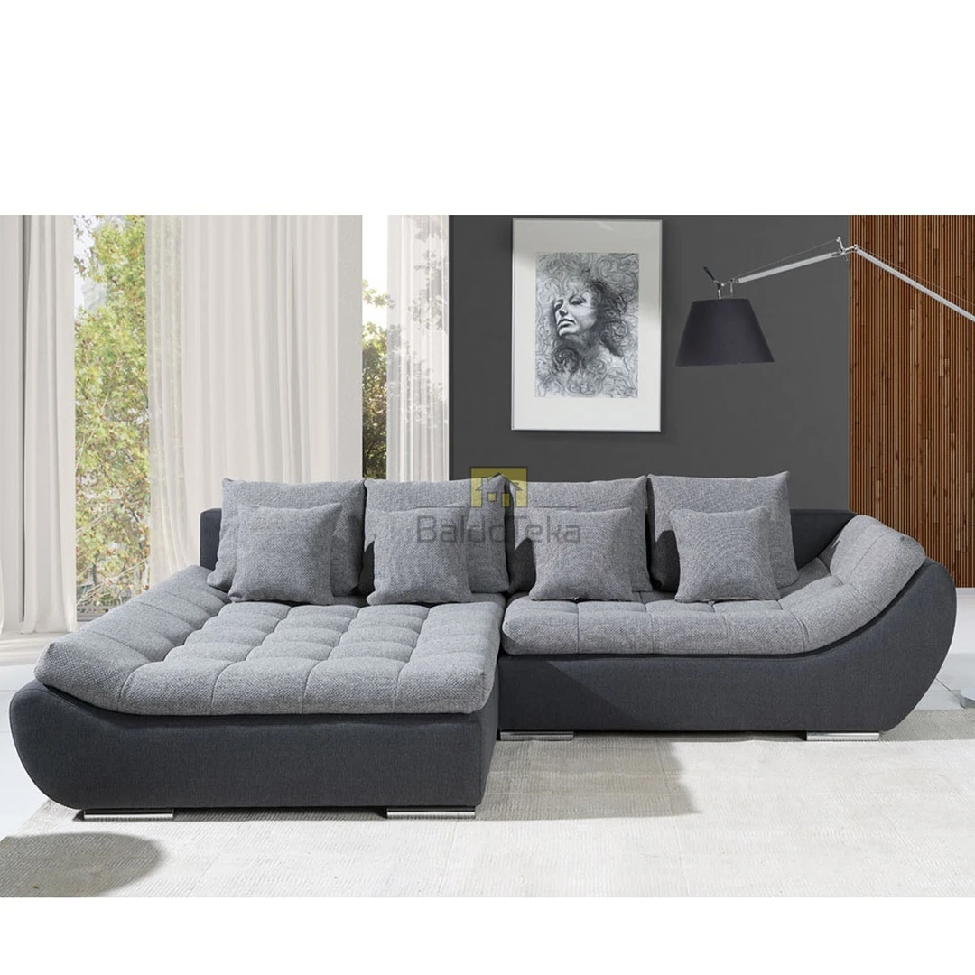 Platus sofos lovos pasirinkimas su patalynės dėže