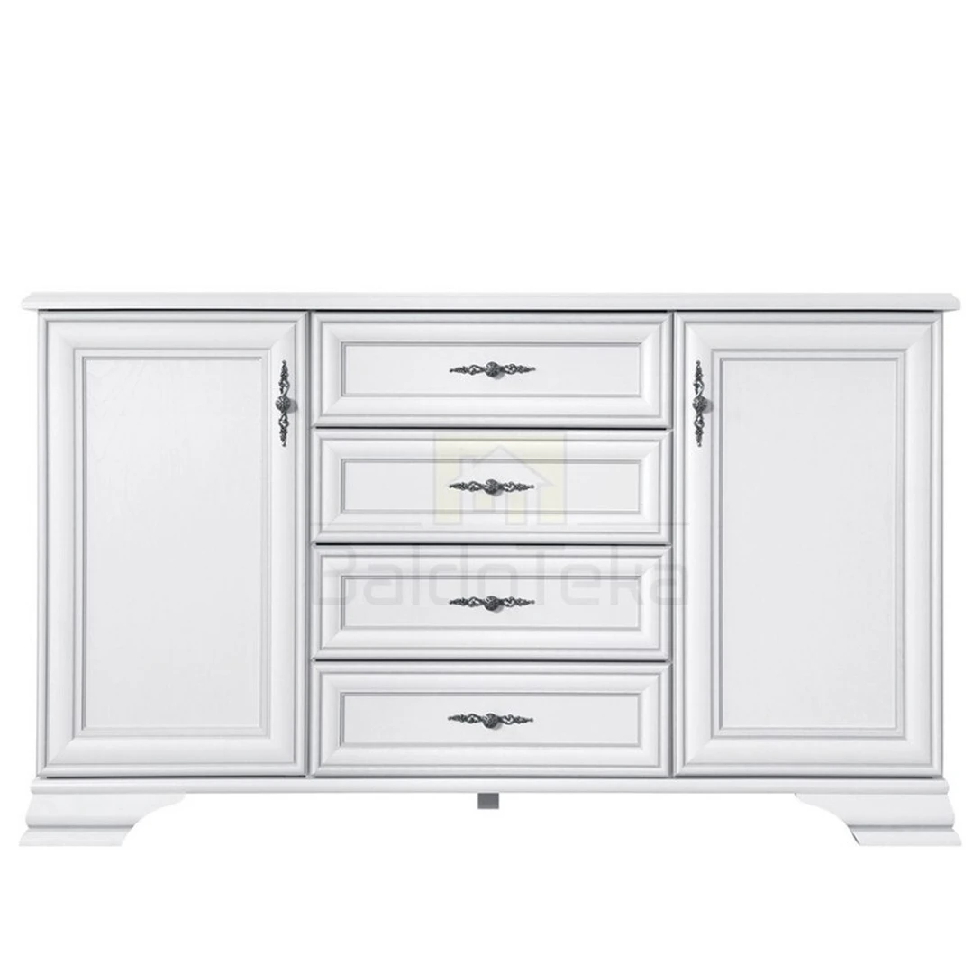 Šiuolaikiška balta spinta su LMDP/MDF medžiaga