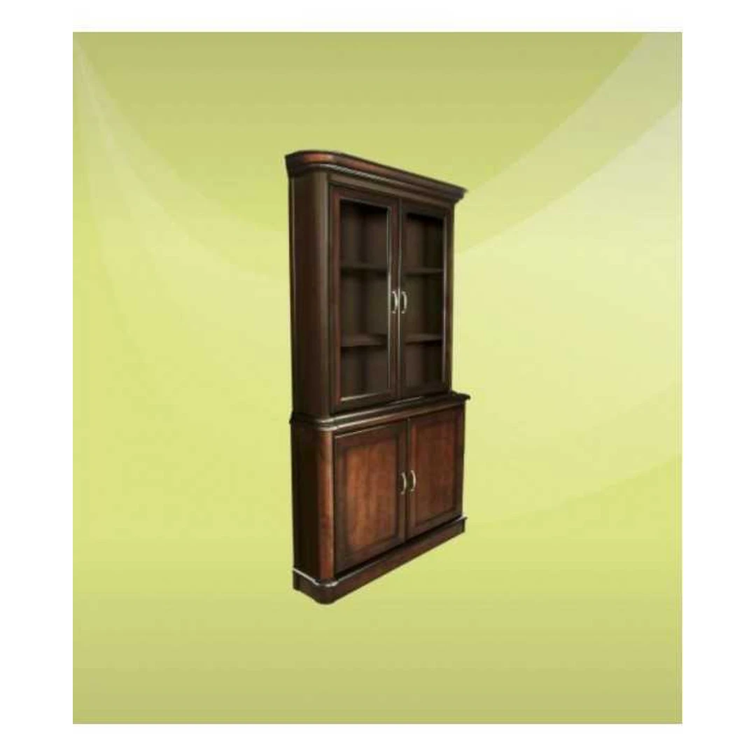 Stilinga kampinė indauja su komoda iš natūralios medienos