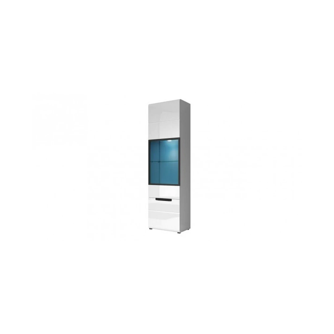 Moderni spintelė su tylus uždarymu ir suapvalintais kraštais