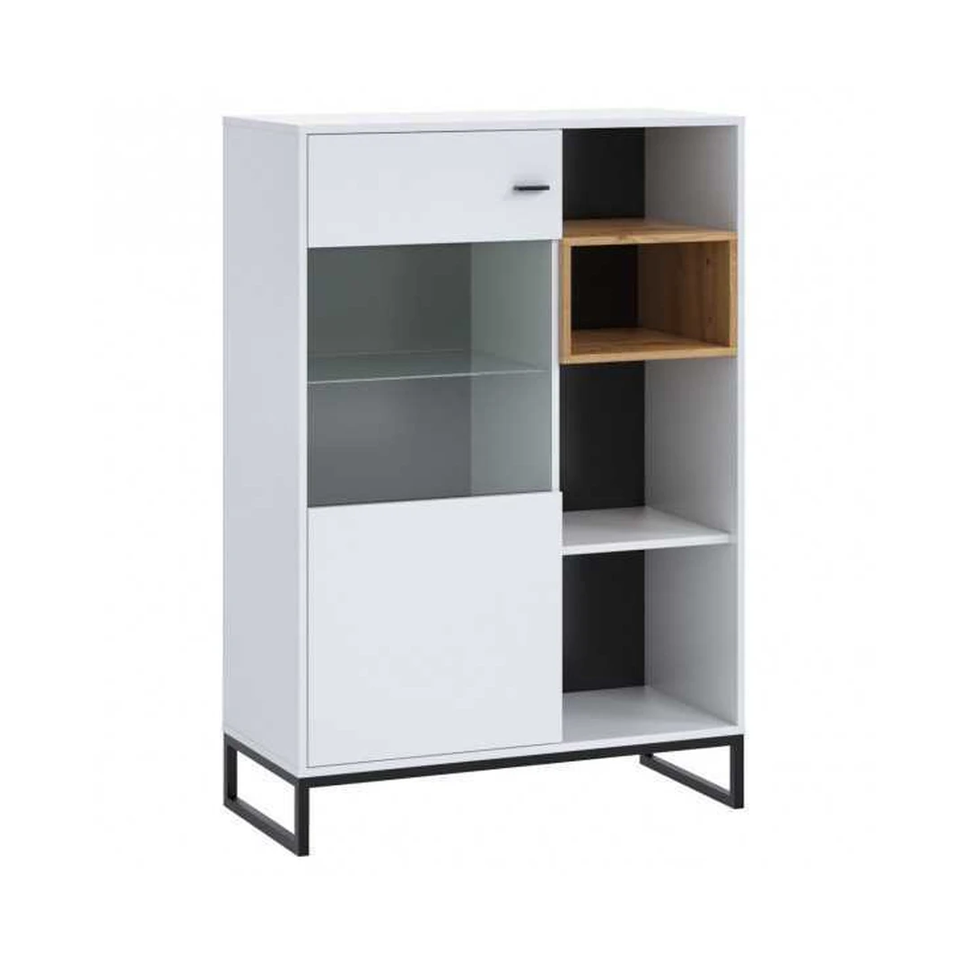 Šiuolaikiška spinta su LED apšvietimu ir tyliu uždarymu