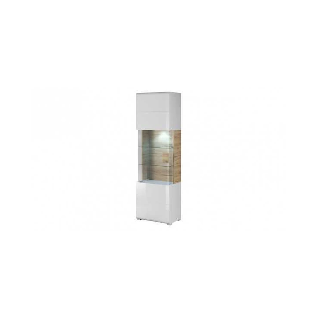 Elegantiška balta spinta su LED apšvietimu