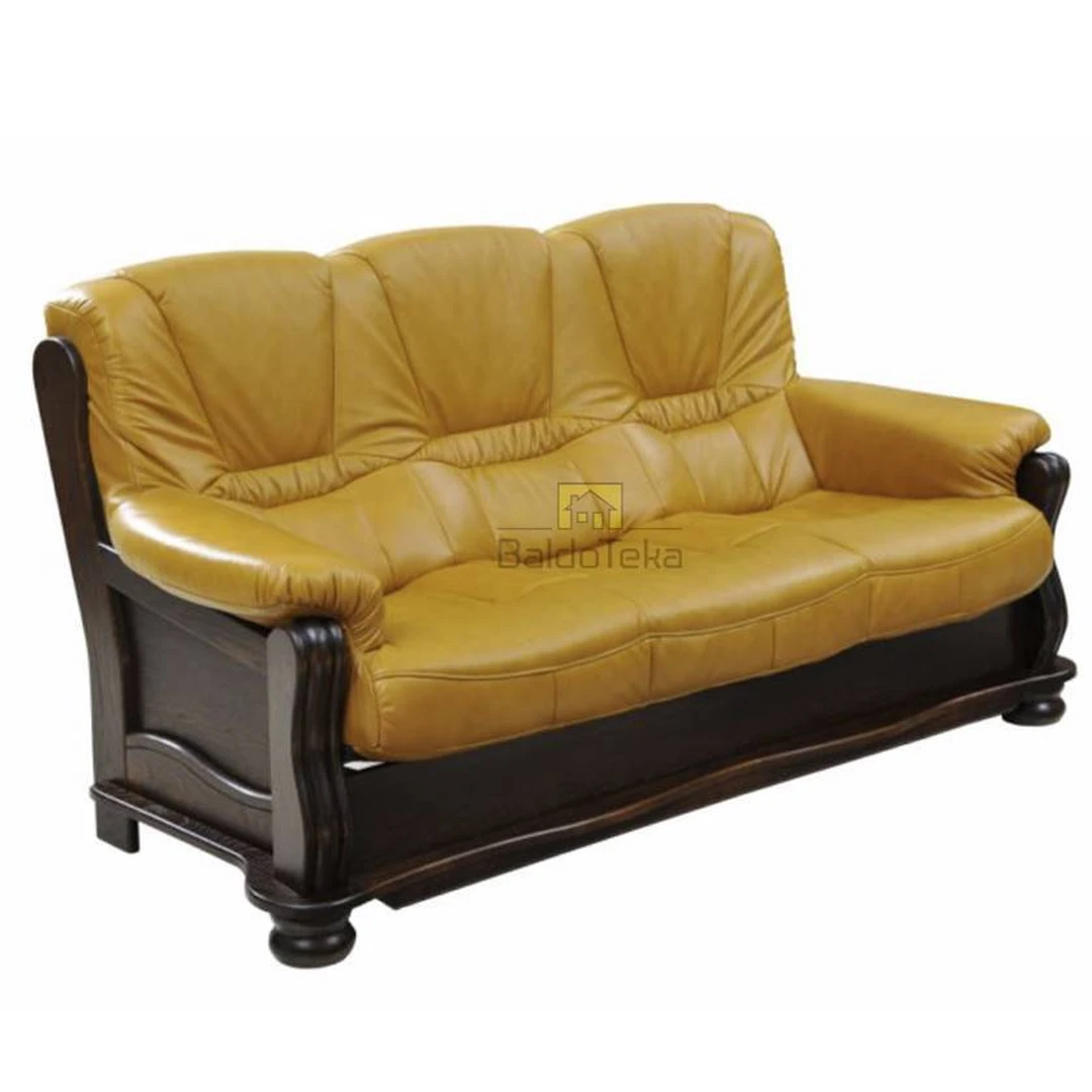 Natūralios odos ir ąžuolo masyvo prabangūs baldai