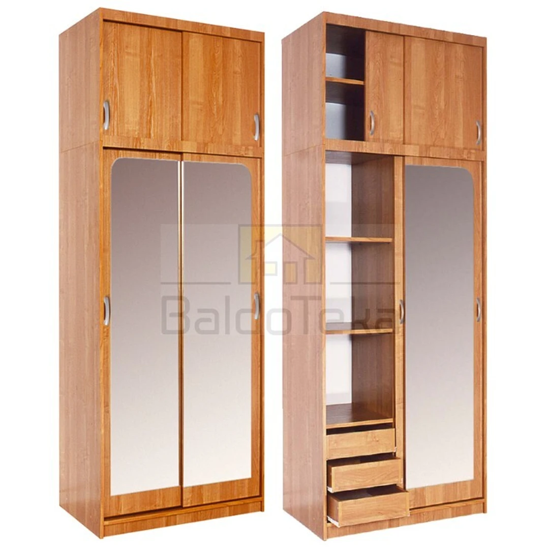 Moderni spintelė su veidrodžiais, spalva pagal pasirinkimą