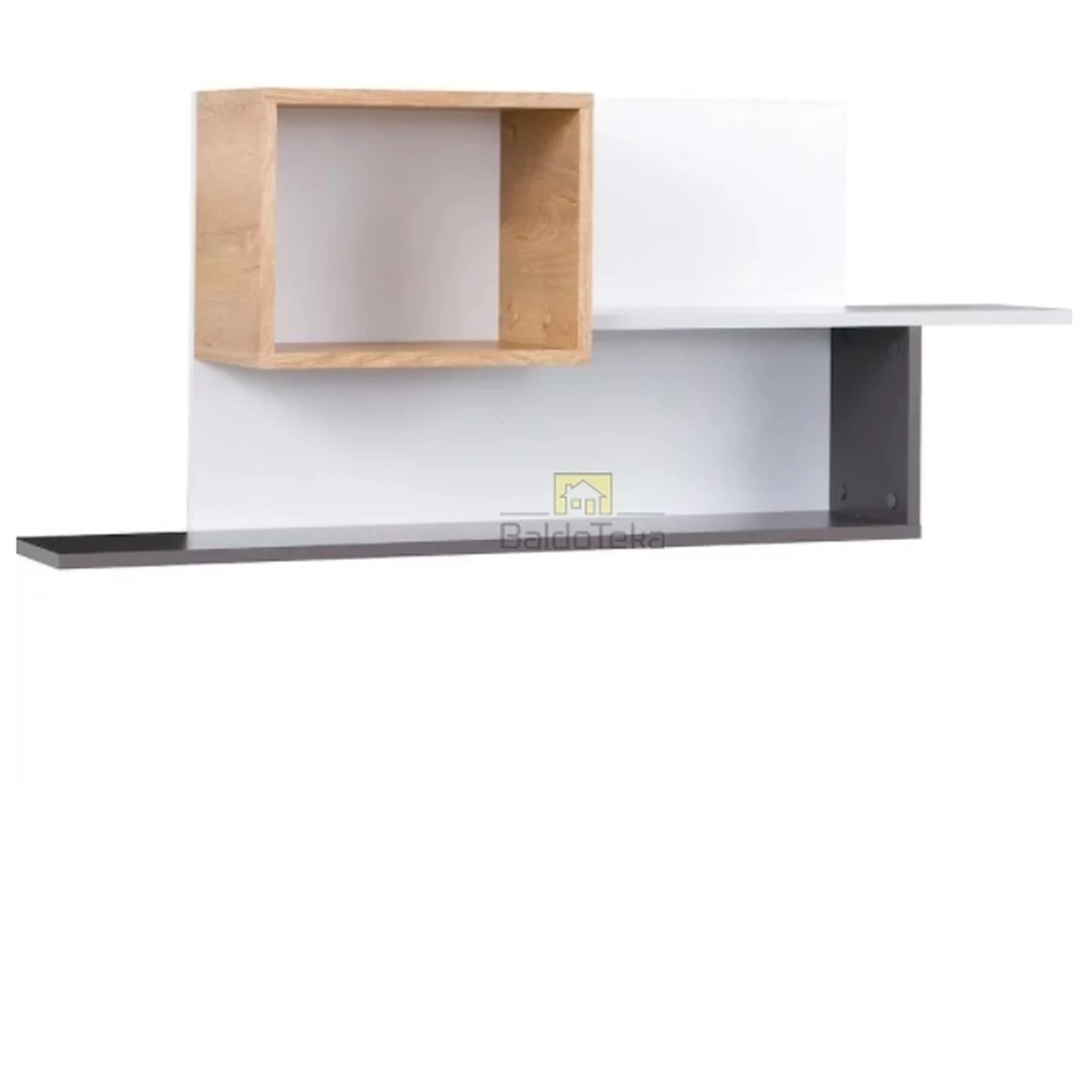 Šiuolaikiška balta matinė spinta 120x50x25 cm