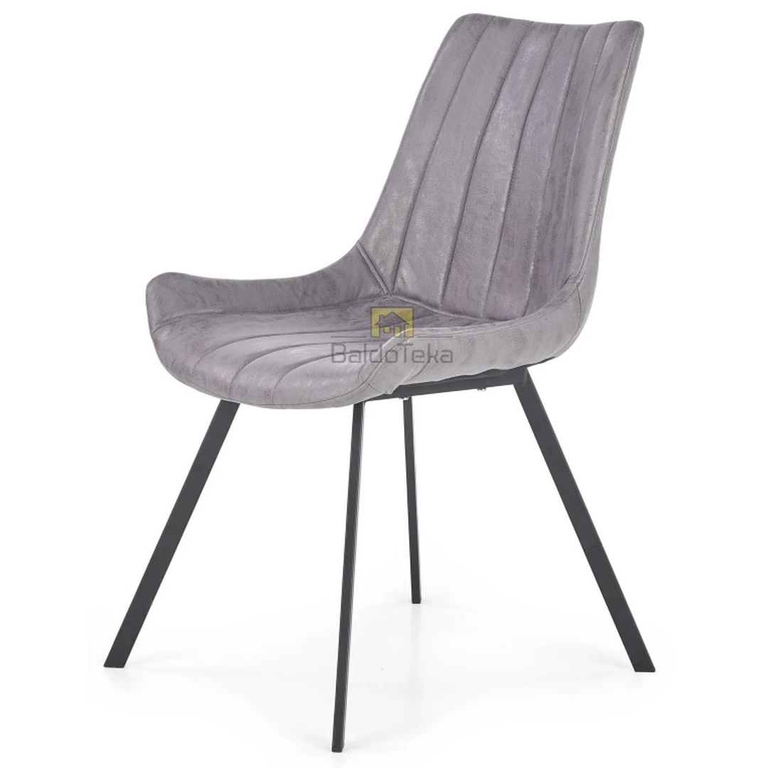 Šiuolaikiška pilka stalelė su ekologiška danga