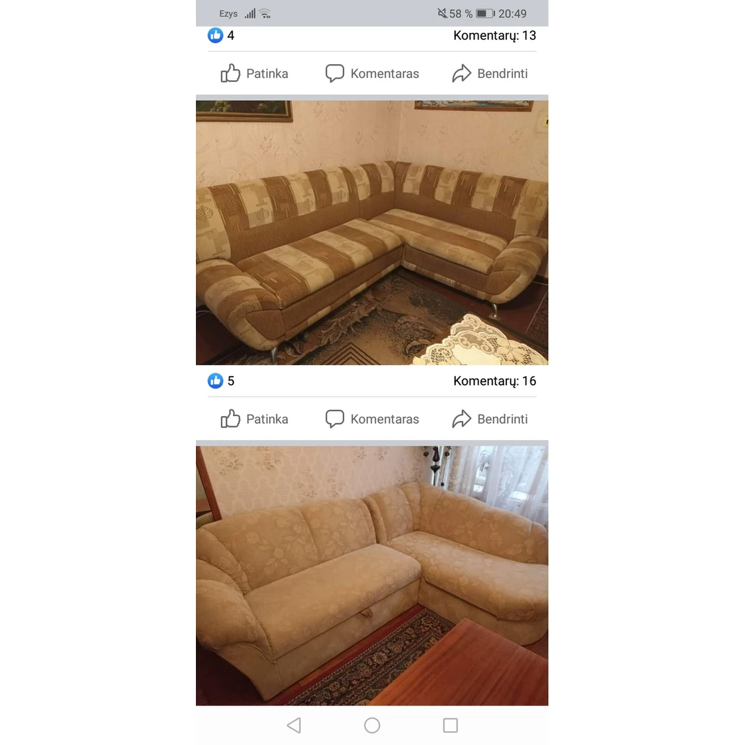 Ergonomiškas miegamasis kampas su papildoma saugojimo erdve