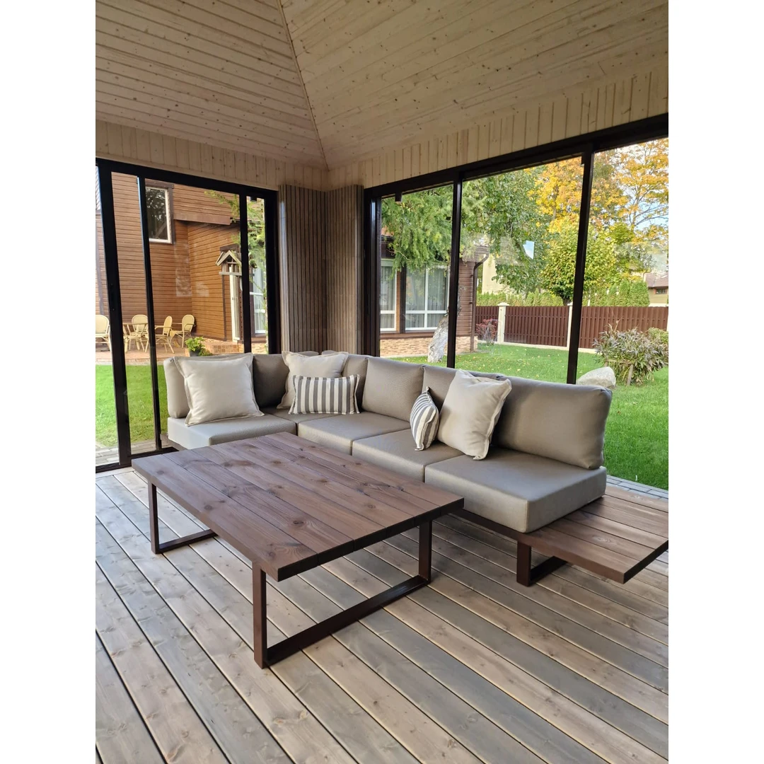 Kampinė lauko sofa 1.54m x 3.14m ¦ COMFORT - Foteliai, sofos