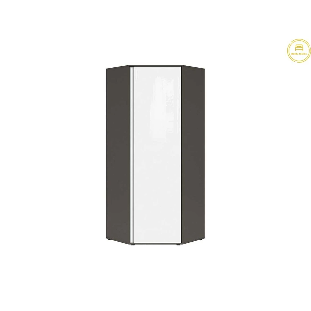 Erdvi kampinė drabužių spinta – puikus sprendimas bet kokiam interjerui