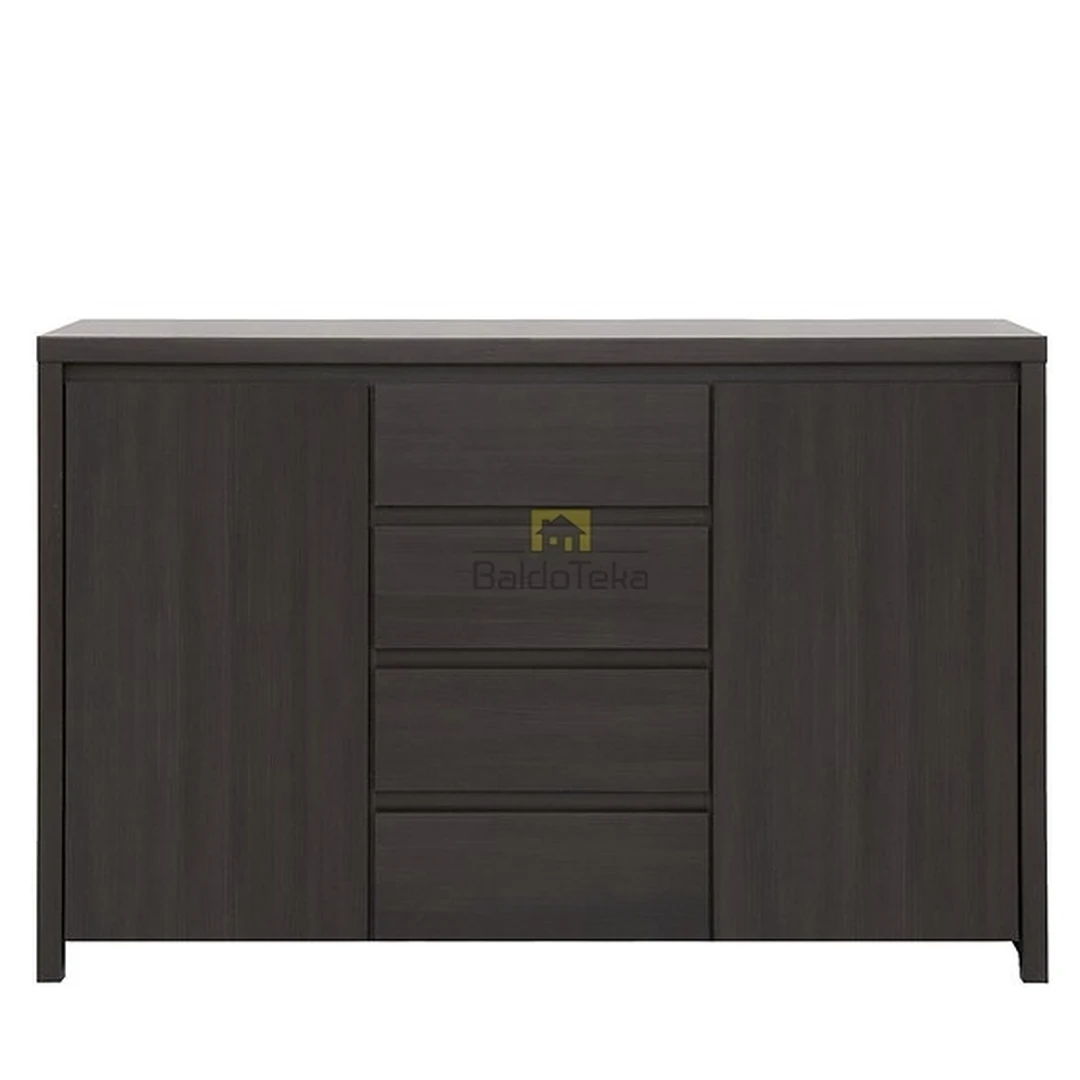 Ergonominė spinta tamsaus ąžuolo milano spalvos