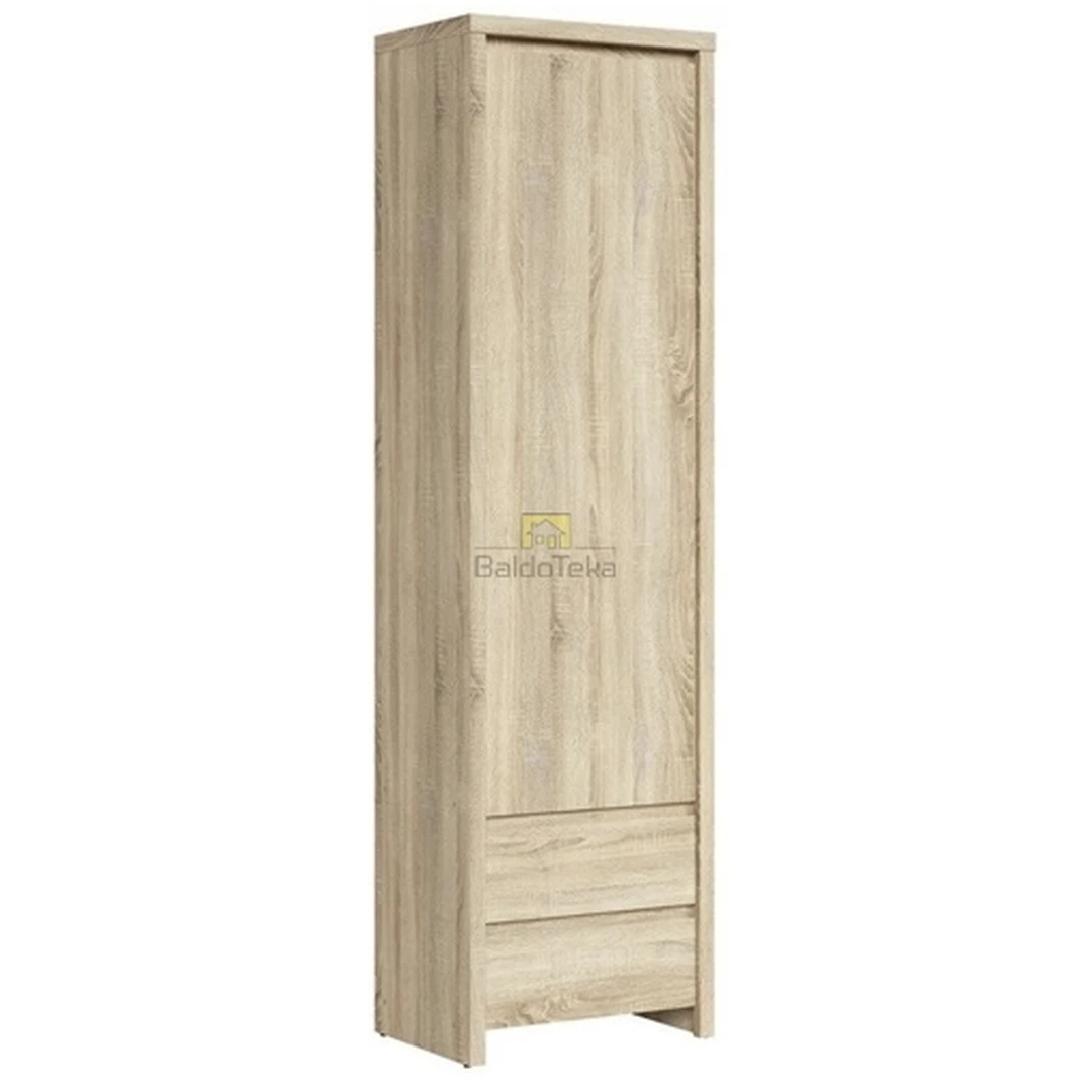 Šiuolaikiška spintelė 56x200,5x40 cm, LMDP, spalva pagal pasirinkimą