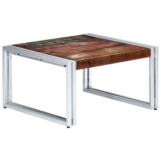 Kavos staliukas, 60x60x35cm, perdirbtos medienos masyvas - Žurnaliniai (kavos) staliukai