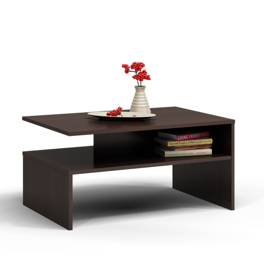 Modernus minimalistinis staliukas su erdvia lenta