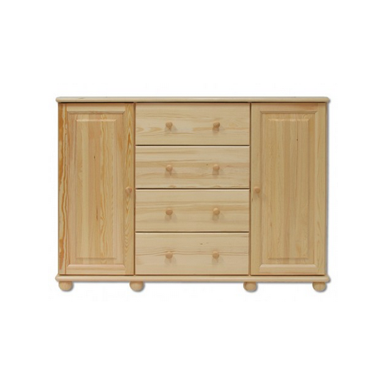 Natūrali pušies medžio spinta