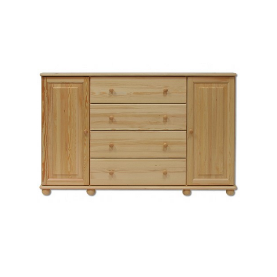 Ergonominė pušinė lova 156x100x47 cm