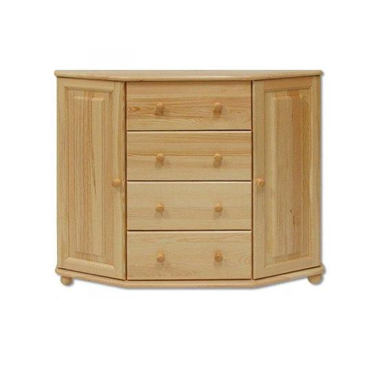 Ergonominė pušinė spinta – 115x100x47 cm